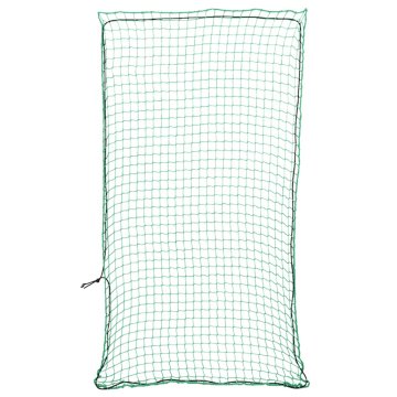 shumee Mreža za prikolico z elastično vrvjo zelena 7x3.5 m PP