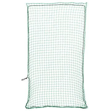shumee Mreža za prikolico z elastično vrvjo zelena 4.5x2.5 m PP