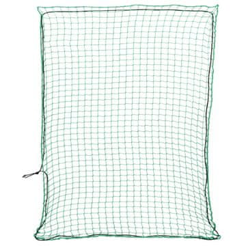shumee Mreža za prikolico z elastično vrvjo zelena 3.5x3 m PP