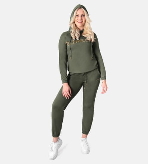 LEAFLETIC Ženski Komplet Krajša Jopa in Jogger Modal Spandex - Komplet Top in Hlače