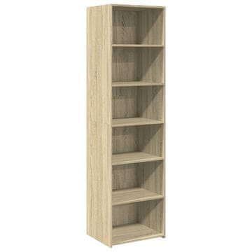 Vidaxl Visoka omara sonoma hrast 50x41x185 cm inženirski les