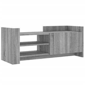 Vidaxl TV omarica siva sonoma 100x35x40 cm inženirski les