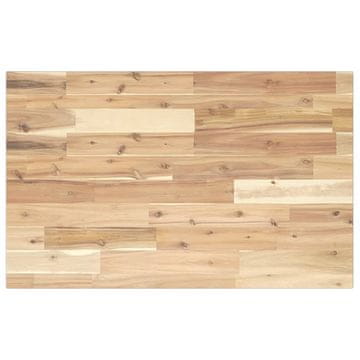 Vidaxl Kopalniški pult neobdelan 60x50x2 cm trden akacijev les