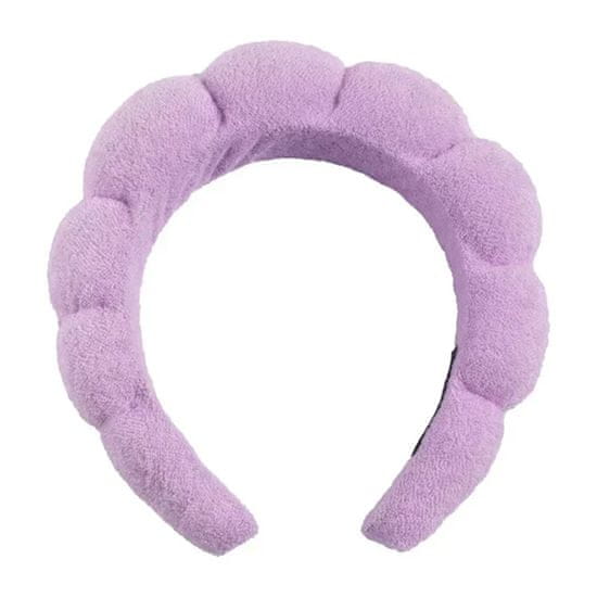 Naglavni trak (spa headband) za umivanje obraza, negovalni naglavni trak za odstranjevanje ličil, spa, jogo, šport in tuširanje
