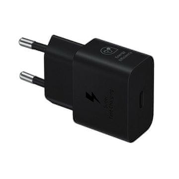Samsung Hišni hitri polnilec Samsung EP-T2510 25W USB-C črn
