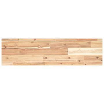 Vidaxl Plavajoča polica 100x20x2 cm neobdelan masiven akacijev les