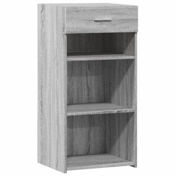 Vidaxl Komoda siva sonoma 45x42,5x93 cm inženirski les