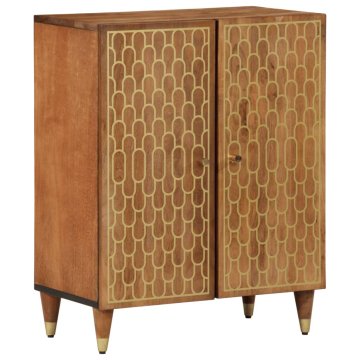 Vidaxl Stranska omarica 60x33x75 cm trden mangov les