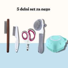 Mačja Mati 5 delni set za nego mačje dlake IZZYGROOM