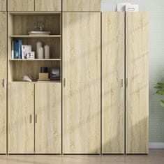 shumee Visoka omara sonoma hrast 50x42,5x185 cm inženirski les