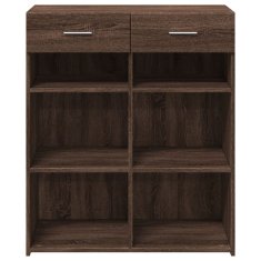 Vidaxl Komoda rjav hrast 80x42,5x93 cm inženirski les