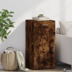 Vidaxl Komoda dimljeni hrast 45x42,5x93 cm inženirski les