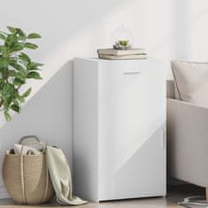 Vidaxl Komoda bela 50x42,5x93 cm inženirski les