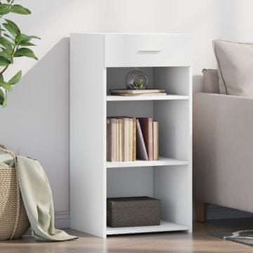 Vidaxl vidaXL Omarica, bela, 45x42,5x93 cm, material na osnovi lesa
