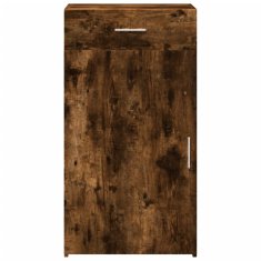 Vidaxl Komoda dimljeni hrast 50x42,5x93 cm inženirski les