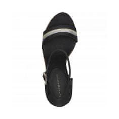 Tommy Hilfiger Sandali elegantni čevlji 41 EU Grosgrain High Wedge Sandal W