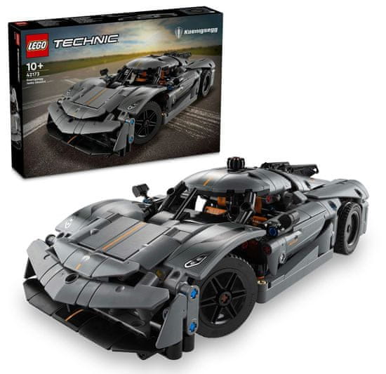 LEGO Technic 42173 Grey Koenigsegg Jesko Absolut hiperavtomobil