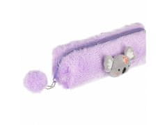 STARPAK Koala plišast peresnica za dekleta, na zadrgo 23x8x5 cm 