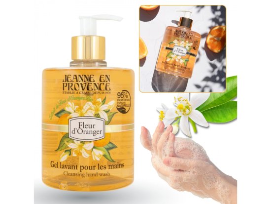 Jeanne En Provence Jeanne en Provence - Fleur d'Oranger Tekoče milo za roke, pomarančno, 500 ml