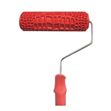 HOME & MARKER® Valjček za barvanje, Orodje za barvanje, Dekoracija sten (Rdeča, širina 18 cm) | CROCWALL