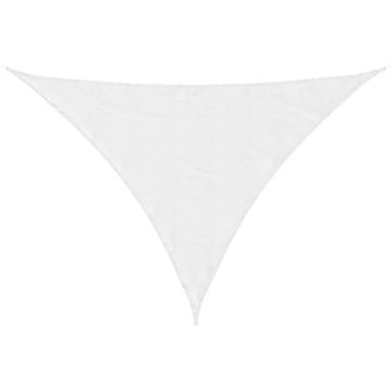 Vidaxl Senčno jadro oksford blago trikotno 3,5x3,5x4,9 m belo
