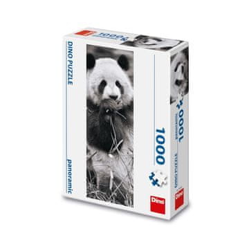 Dino Sestavljanka Panda v travi 1000 kosov panoramska