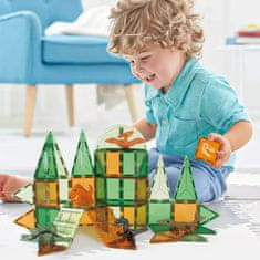 Magnetic Tiles Magnetni gradbeni Dinosaur sada 42ks - Magnetic Tiles