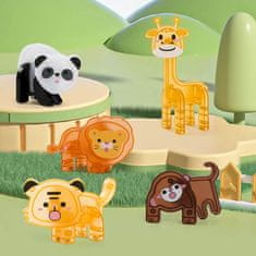 Magnetic Tiles Magnetni gradbeni Animal sada 20ks - Magnetic Tiles