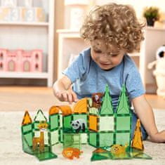 Magnetic Tiles Magnetni gradbeni Animal sada 20ks - Magnetic Tiles