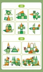 Magnetic Tiles Magnetni gradbeni Animal sada 20ks - Magnetic Tiles