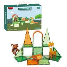 Magnetic Tiles Magnetni gradbeni Animal sada 30ks - Magnetic Tiles