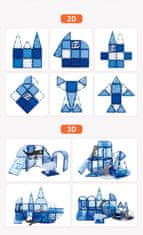 Magnetic Tiles Magnetni gradbeni Ocean sada 36ks - Magnetic Tiles