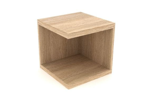 eoshop Konferenčna miza Kamil 40×40 K101 (barva: hrast sonoma)