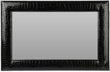 shumee Stensko ogledalo s črnim okrašenim okvirjem 37x57 cm