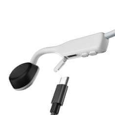 SHOKZ SHOKZ OpenMove slušalke Brezžične slušalke z ušesno zanko za klice/glasbo USB Type-C Bluetooth Bela