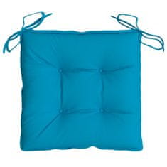 Vidaxl Blazine za stole 4 kosi svetlo modre 40x40x7 cm oxford tkanina
