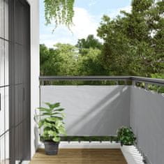 shumee Vrtno platno za zasebnost sivo 1000x75 cm PVC