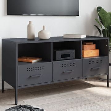 Vidaxl vidaXL TV stojalo antracitno 100,5 x 39 x 50,5 cm jeklo