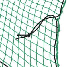 Vidaxl Mreža za prikolico z elastično vrvjo zelena 6x3 m PP
