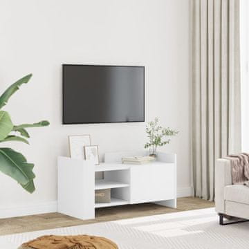 Vidaxl vidaXL TV omarica bela 80x35x40 cm material na osnovi lesa