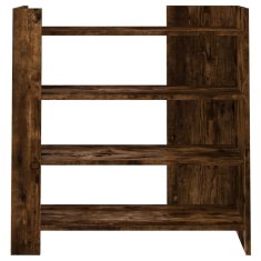 Vidaxl Komoda dimljeni hrast 73,5x35x75 cm inženirski les