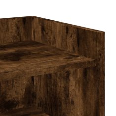 Vidaxl Komoda dimljeni hrast 73,5x35x75 cm inženirski les