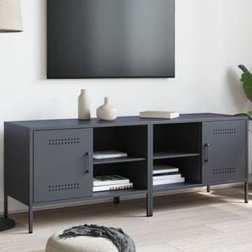 Vidaxl vidaXL TV omarice, 2 kosa, antracit, 68 x 39 x 50,5 cm, jeklo