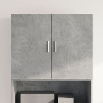 Vidaxl vidaXL Stenska omarica betonsko siva 80x42,5x64 cm