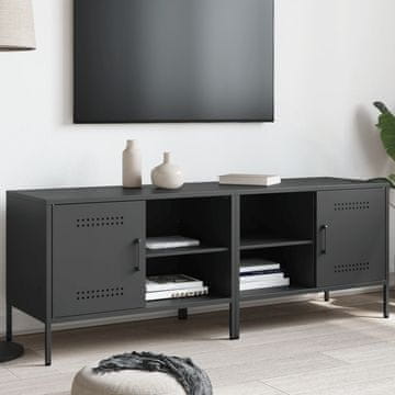 Vidaxl vidaXL TV stojala, komplet 2 kosov, črna, 68 x 39 x 50,5 cm, jeklo
