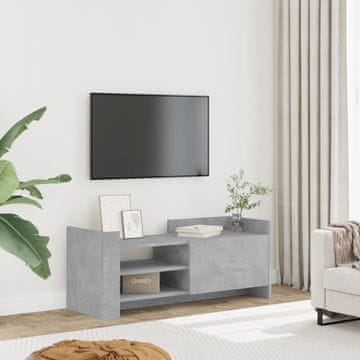 Vidaxl vidaXL TV omarica betonsko siva 100x35x40 cm