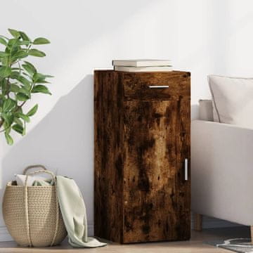 Vidaxl vidaXL Omarica dimljen hrast 40x42,5x93 cm Material na osnovi lesa