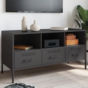 Vidaxl vidaXL TV stojalo črno 100,5 x 39 x 50,5 cm jeklo