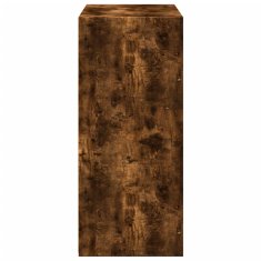 Vidaxl Komoda dimljeni hrast 70x41x93 cm inženirski les