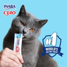 Inaba Cat Churu Purée, okusi s piščancem – 60 x 14 g